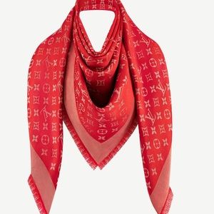 LOUIS VUITTON SHINE MONOGRAM SHAWL